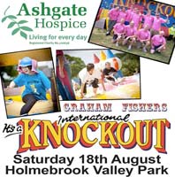 Ashgate Hospice's 'It's A Knockout' Sunday 8th July, Holmebrook Valley Park