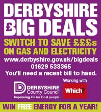 Derbyshire Big Deals from Derbyshire County Council - local residents save cash on utilities. call 01629 533365
