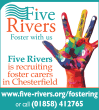 Five Rivers Foster Care has arrived in Chesterfield. Click for info on becoming a Foster Carer