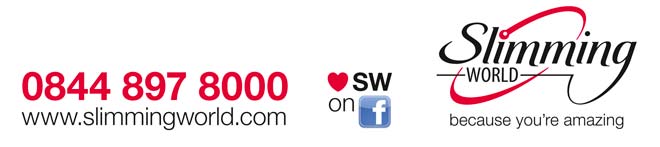 Help and advice line - 0844 897 8000 - www.slimmingworld.com