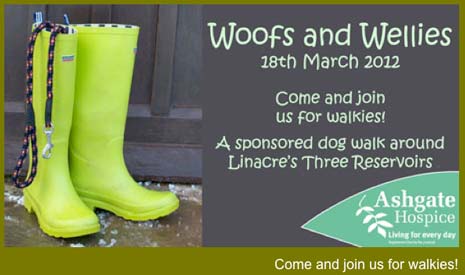 Woofs And Wellies Dog Walk For Ashgate Hospice
