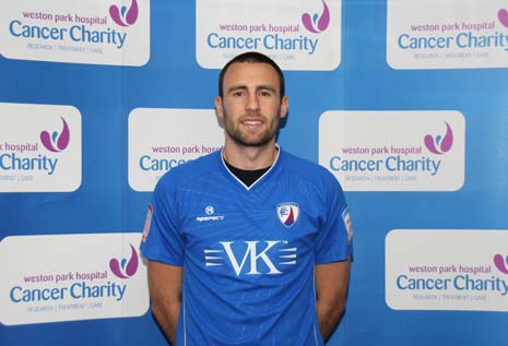 Spireites' Jamie Lowry Backs Cancer Charity