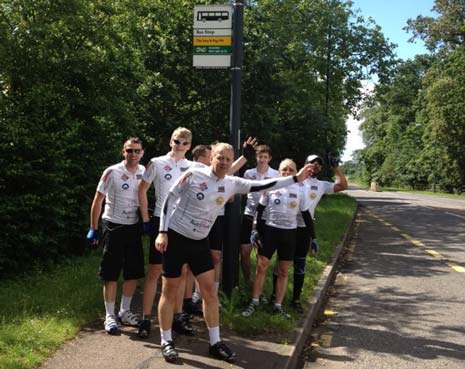 DAY 4 - The lads decide traffic in London would be too much...