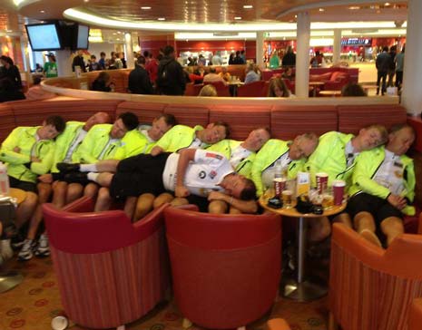 DAY 5 - Grab a quick kip on the Ferry....