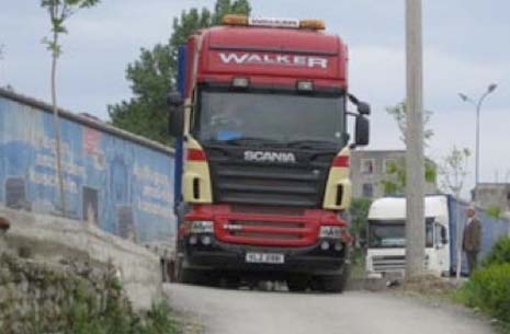 The charity still drive themselves in 'convoy' to Albania in borrowed trucks every year and report that it is still a country in desperate need