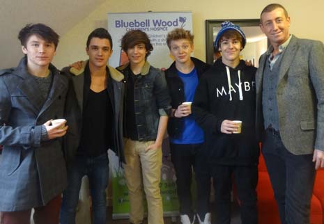 The X Factor tour begins tomorrow night in Manchester and some of the X-Factor artists took time out of their busy schedule to visit the children at Bluebell Wood.