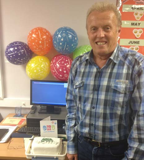 Chesterfield's Mike Hasty Celebrates 500 Shifts Volunteering For ChildLine