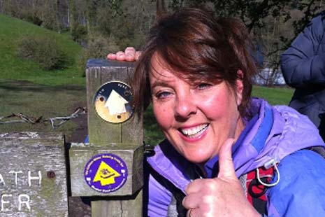 Devoted Mum Gillian tirelessly cares for her boys and has also managed to devise a 35 mile walk which was last year way marked by the Peak District National Park