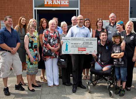 Ben Parkinson MBE, Ambassador Patron for www.pilgrimbandits.org, was guest of honour at Franke Sissons 'get-to-know-us' afternoon tea on Friday 12th July in Chesterfield.