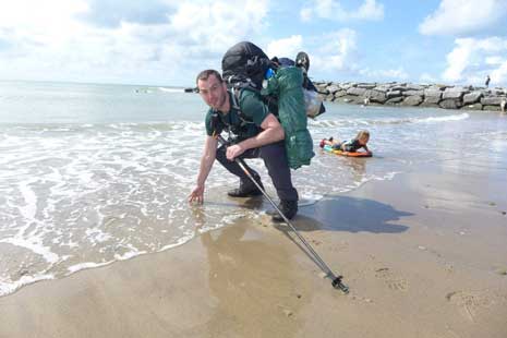 The next day I got to the Coast at Tywyn and then my parents in Llangollen after 13 days walking