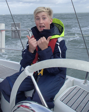 15 year old Andrew Davies from Chesterfield has taken part in an inspirational sailing trip with the Ellen MacArthur Cancer Trust, along with 29 other young people between the age of 8 -18 in recovery from cancer.