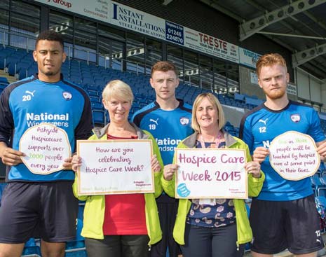 Chesterfield FC have announced that AshgateHospicecare will be the club's official charity partner during the 2015/16 season. 