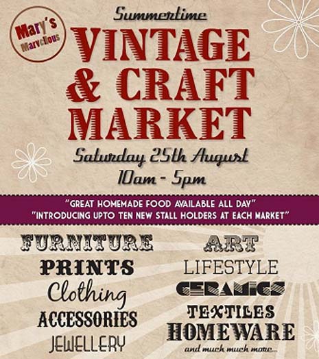 Mary's Marvellous Vintage And Craft Market At Sheffield's St Mary's Church