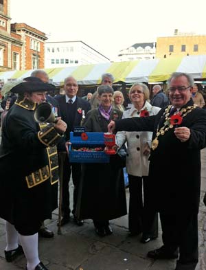 The British Legion Poppy Appeal Is Launched Today In Chesterfield