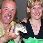 Ferrets help fund Ashover flower festival