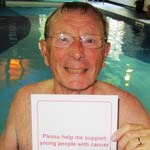 Rotarian David Windle's Marathon Swim For Kids 'n' Cancer Charity