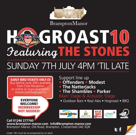 Full Details of HogRoast 10 are below. Don't miss it!