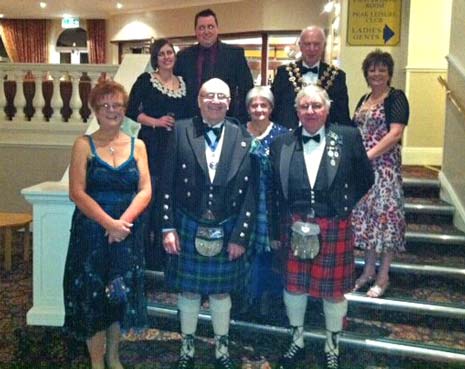 Chesterfield Caledonians Celebrate 'Fantastic' Burns' Night