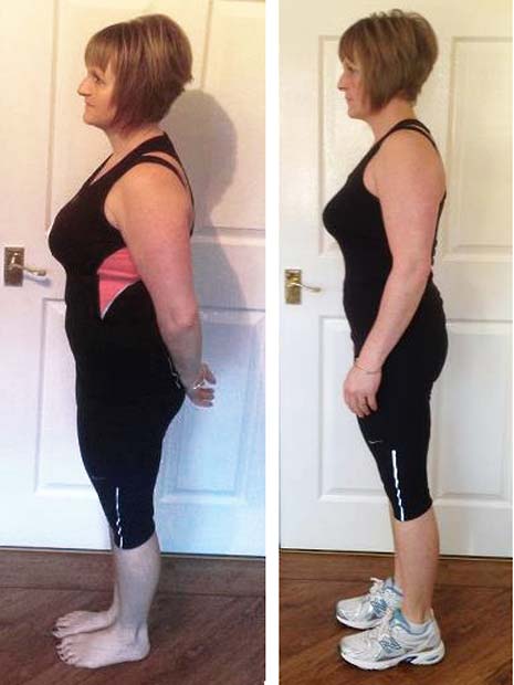 The challenge has now ended with the winner named as Marie Collins, who, as the pictures show, has completed an amazing transformation during the 12 weeks.