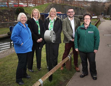 The Chesterfield Canal Trust has unveiled the latest attraction at Hollingwood Hub in the shape of an 'audio post'.