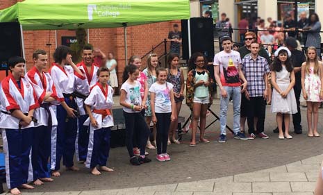 Fourteen acts including singers, martial arts performers, dancers and a magician made it through to the final of Chesterfield's Hidden Talent Contest at Vicar Lane Shopping Centre on Sunday 27th July 2014.