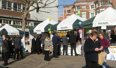 Young Enterprise Trade Fair at Chesterfield Market