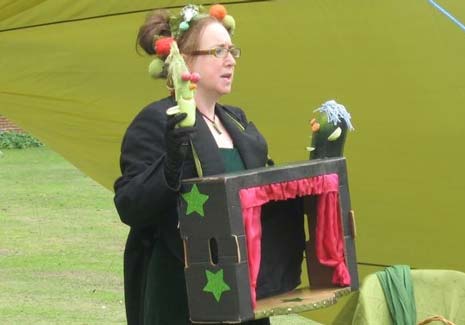 Madame Zucchini's Amazing Vegetable Cabaret will be at Chesterfield's Green Fair on Saturday 24th September