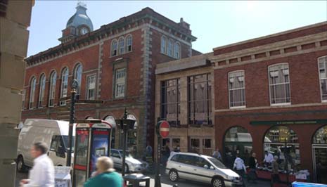 Chesterfield Market Hall as it is today