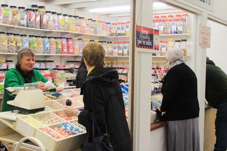 The Market Hall traders are pleased with their temporary 'Market Hall' and encourage shoppers to pop in and take a look!