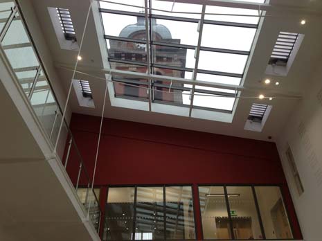 The main retail hall has been transformed with a glazed atrium above first floor level providing natural light