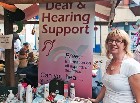 The market was packed with charity stalls, with every area of life represented by charities which included RSPB, Bluebell Wood, Fairplay, Nenna Kind and the Deaf and Hearing Support service who give free information on all aspects of deafness and hearing conditions. 