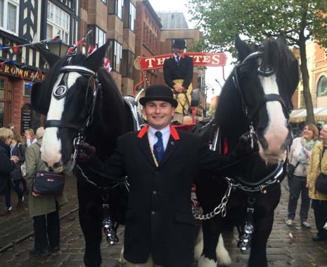 Chesterfield is proud of its market and yesterday, stallholders stepped back in time, donning 'Forties Finery' as the town launched its annual Chesterfield Markets Festival.