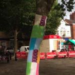 Disappointment As Market 'Yarn Bombing' Handiwork Stolen