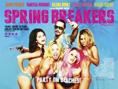 Almost twenty years later, Korine delves back into the world of the American Teenager with 'Spring Breakers'; a cool, sexy, visually stunning and vibrant film about four girls who take letting loose on their annual Spring Break vacation to a whole new level