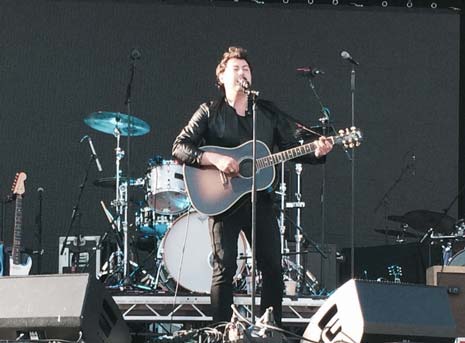 Andrew Cole, Canadian born but brought up in Wales, got the crowd rocking, and told The Chesterfield Post after his set that he had been thrilled to appear at the PROACT and with Sir Tom Jones