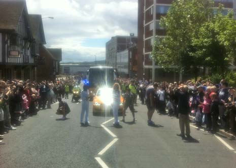 Torch Bearer Olivia starts the leg up towards the Crooked Spire