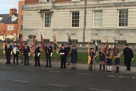 On a day of Remembrance, Chesterfield came to a standstill to pay respects to serviceman who lost their lives in conflicts passed and present.