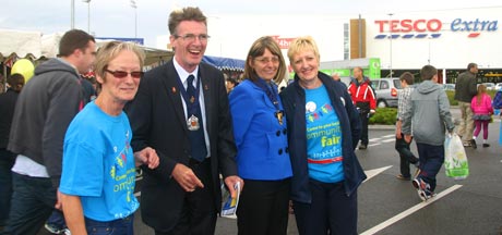 Deputy Mayor Mick Bagshaw and partner Deputy Mayoress Ruth Perry attending one of their many engagements during their year