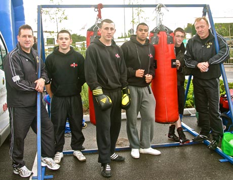 The OzBox team at the recent Tesco Community Day