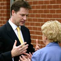 Mary Carroll Speaks To Nick Clegg