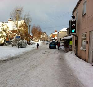 New Whittington High Street becomes a single lane pavement