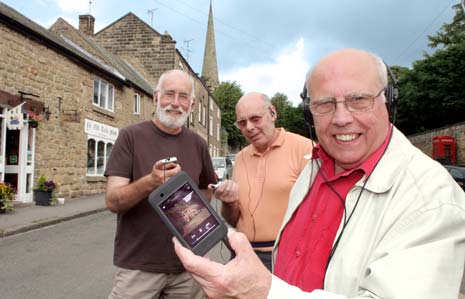 The 'Hidden Gems' Listen while you walk project is launched in Ashover