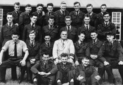 Ron and Ellis's squadron at RAF Compton Bassett in mid 1957