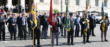 Chesterfield paid it's respects to the armed services today