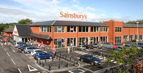 The newly refurbished Chesterfield Sainsbury's Store on Lockoford Lane