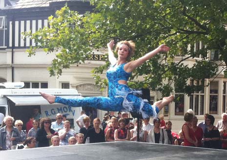 Dancers performed to bumper crowds at Chesterfields annual 'Day Of Dance' festival on Saturday