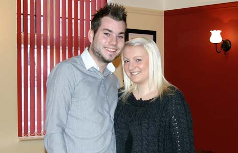 The Gardener's new licensees, Tiffany Bumford and Aaron Smith