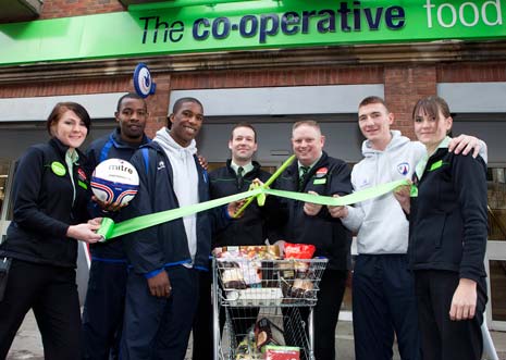 Chesterfield FC Players Officially Reopen Community Foodstore