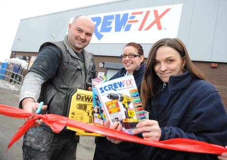 Screwfix Opens Chesterfield Store Creating 12 New Jobs