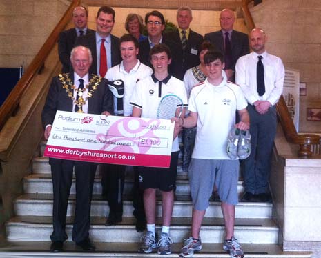 reception at the Town Hall in Chesterfield